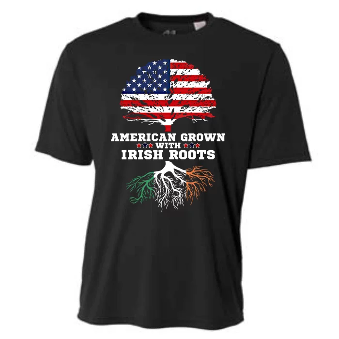 Ireland Roots Gift American Grown Irish Roots Ireland Cute Gift Cooling Performance Crew T-Shirt