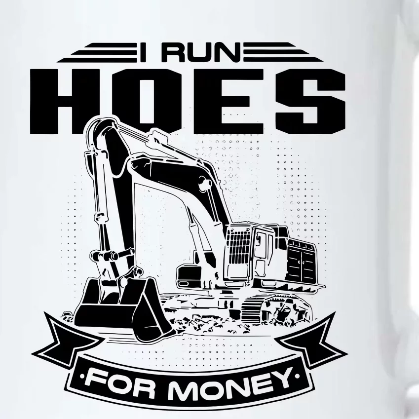 I Run Hoes For Moneys Construction Workers Funny Black Color Changing Mug