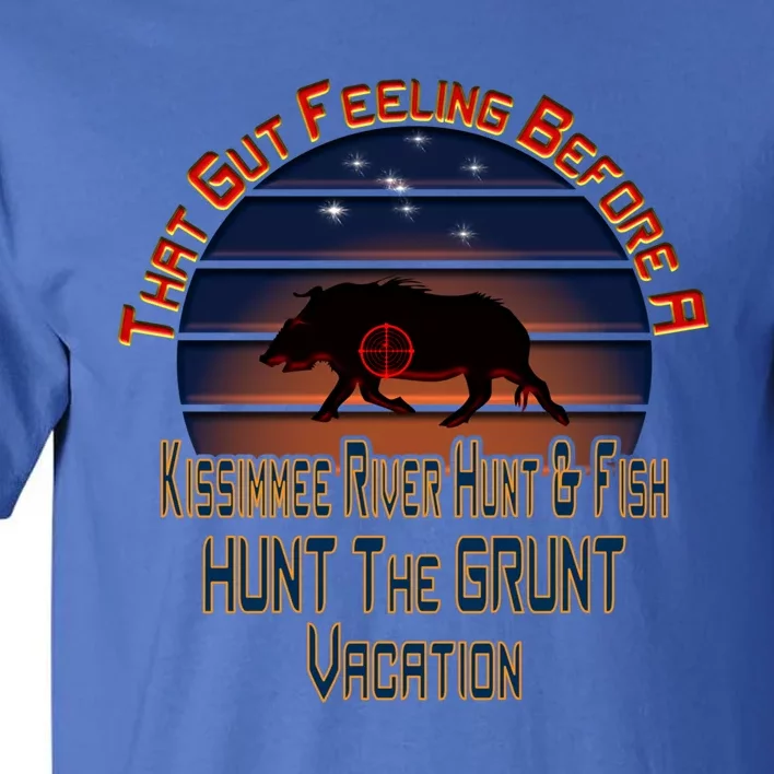 Immee River Hunt And Fishing Vacation Gift Tall T-Shirt