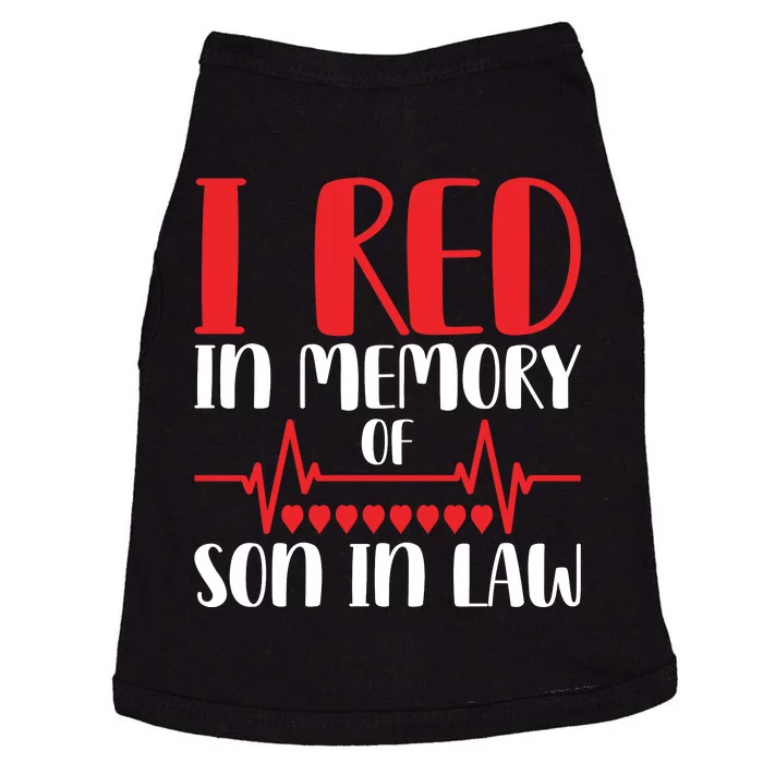 I Red In Memory Of Son In Law T S Doggie Tank