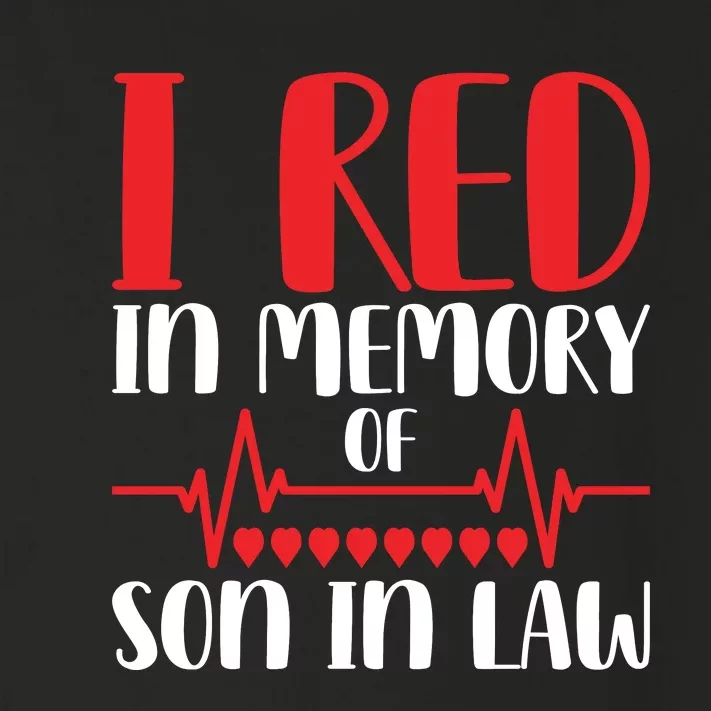 I Red In Memory Of Son In Law T S Toddler Long Sleeve Shirt