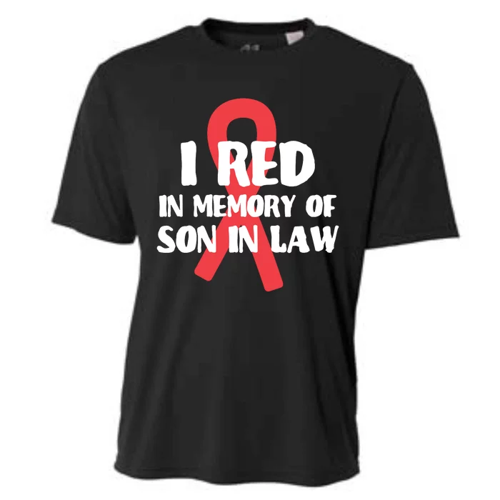 I Red In Memory Of Son In Law T S Cooling Performance Crew T-Shirt