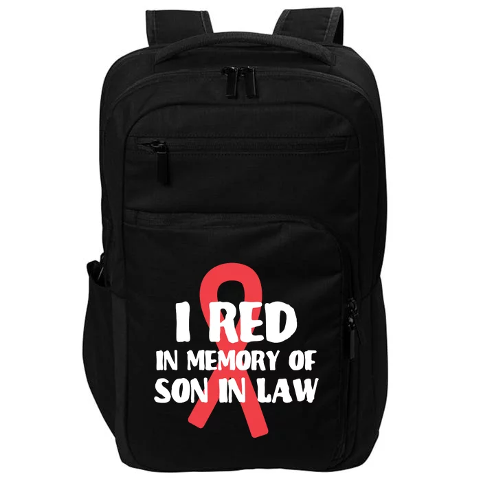 I Red In Memory Of Son In Law T S Impact Tech Backpack