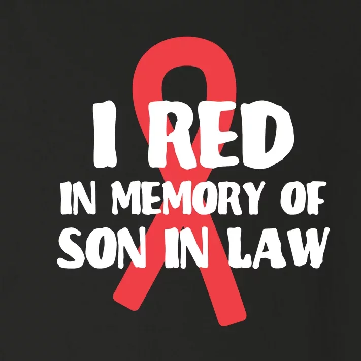 I Red In Memory Of Son In Law T S Toddler Long Sleeve Shirt