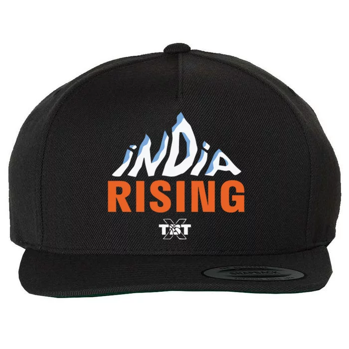 India Rising Wool Snapback Cap