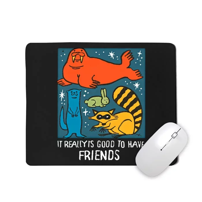 I Really Is Good To Have Friends Rocket & Friends Rocket Lylla Floor Mousepad