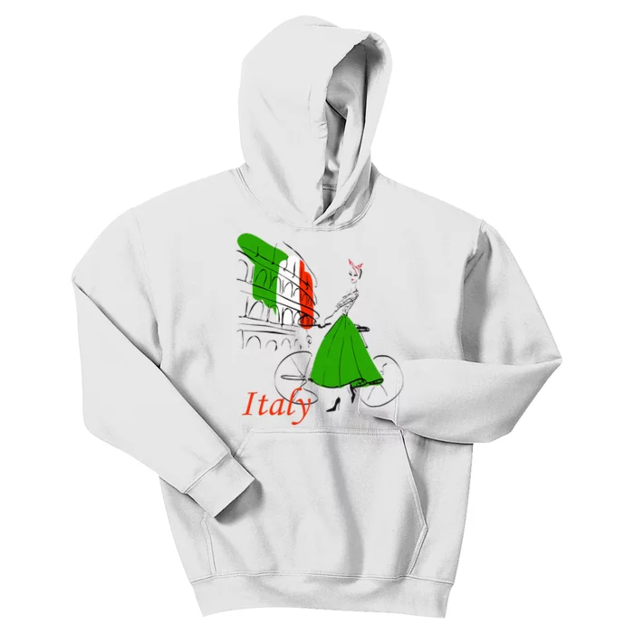 Italy  Rome Kids Hoodie