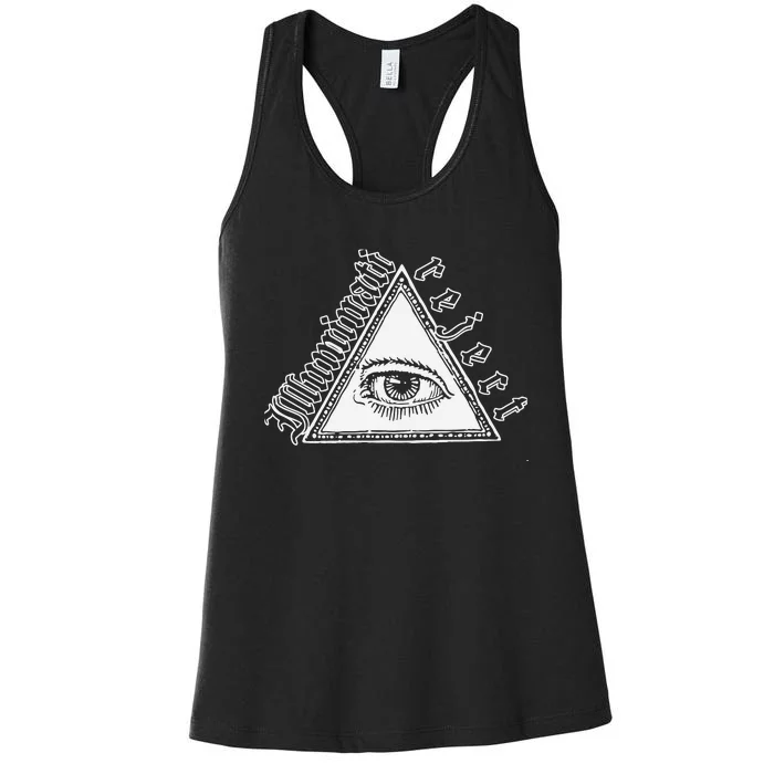 Illuminati Reject Women's Racerback Tank