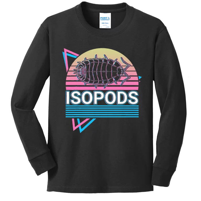 Isopods Retro Kids Long Sleeve Shirt