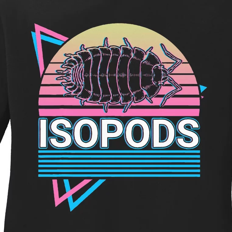 Isopods Retro Ladies Long Sleeve Shirt