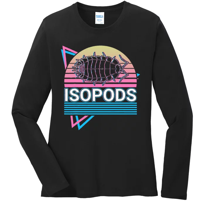 Isopods Retro Ladies Long Sleeve Shirt