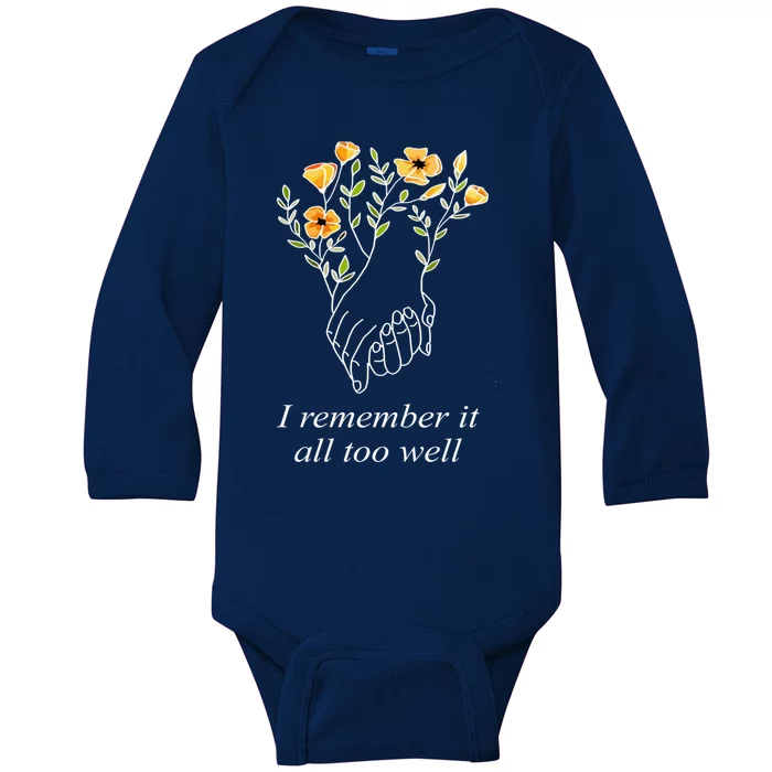 I Remember It All Too Well Sweater All Too Well Sweatshirt Baby Long Sleeve Bodysuit