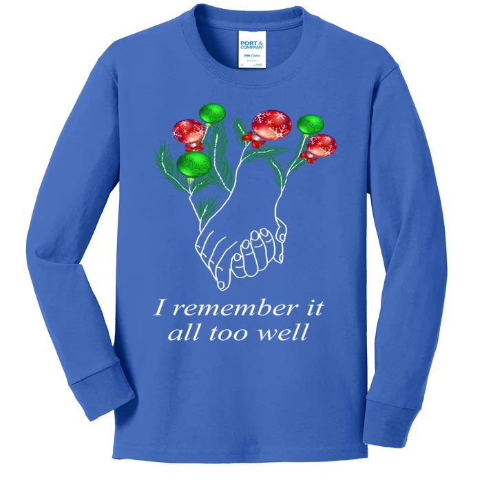 I Remember It All Too Well Merry Christmas Great Gift Kids Long Sleeve Shirt