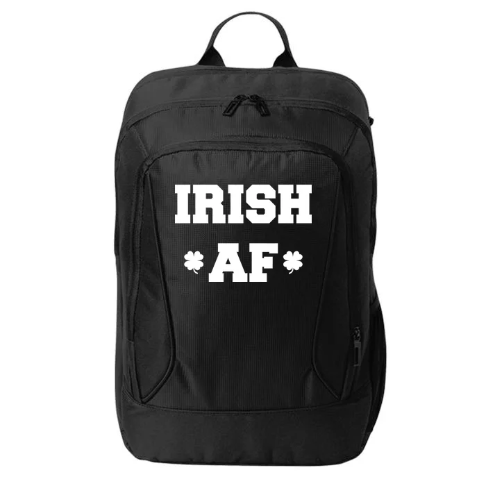 Irish AF St Patrick's Day Clover City Backpack