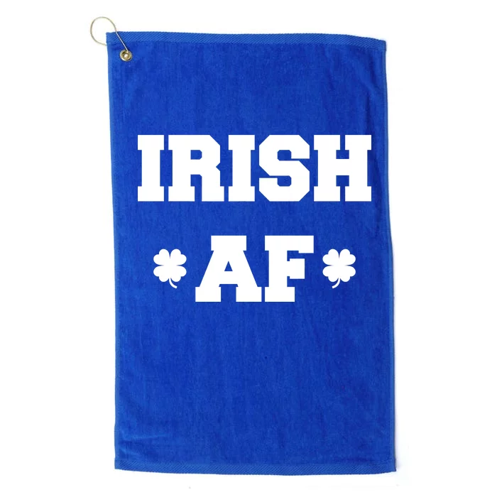 Irish AF St Patrick's Day Clover Platinum Collection Golf Towel