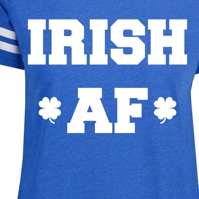 Irish AF St Patrick's Day Clover Enza Ladies Jersey Football T-Shirt