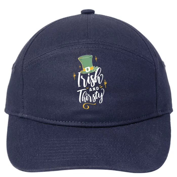 Irish And Thirsty 7-Panel Snapback Hat