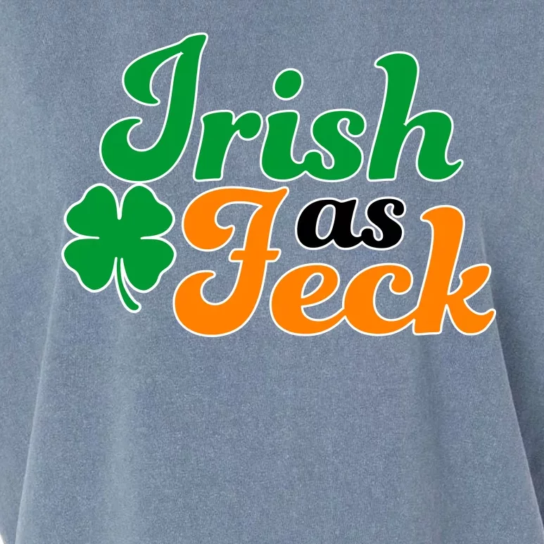 Irish as Feck Funny St. Patrick's Day Garment-Dyed Women's Muscle Tee