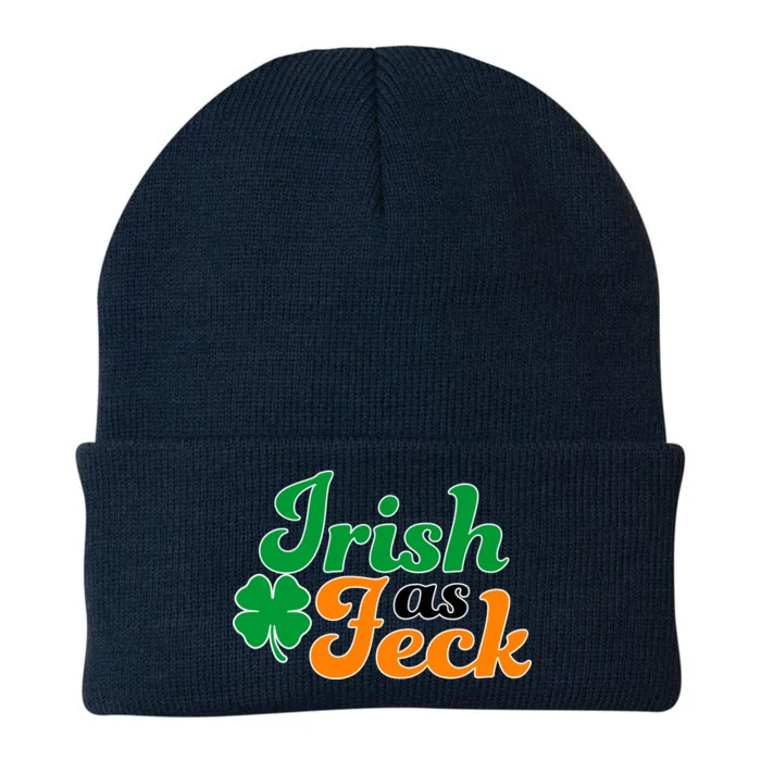 Irish as Feck Funny St. Patrick's Day Knit Cap Winter Beanie