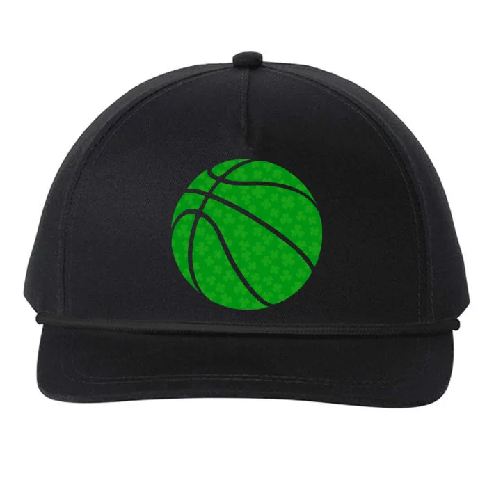 Irish Basketball Shamrock Clover Snapback Five-Panel Rope Hat