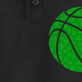 Irish Basketball Shamrock Clover Dry Zone Grid Performance Polo