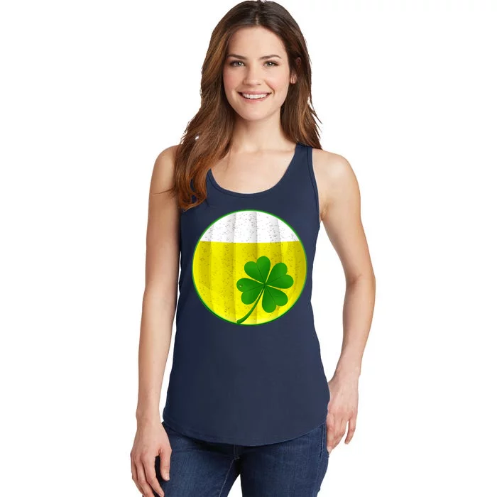 Irish Beer Clover Flag Ladies Essential Tank