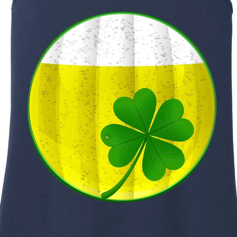 Irish Beer Clover Flag Ladies Essential Tank