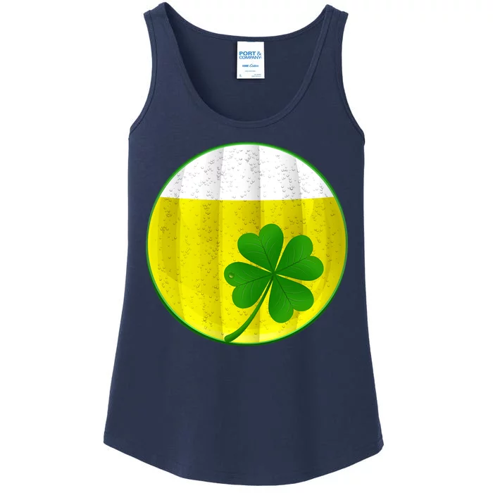 Irish Beer Clover Flag Ladies Essential Tank