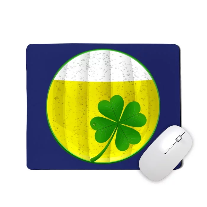 Irish Beer Clover Flag Mousepad