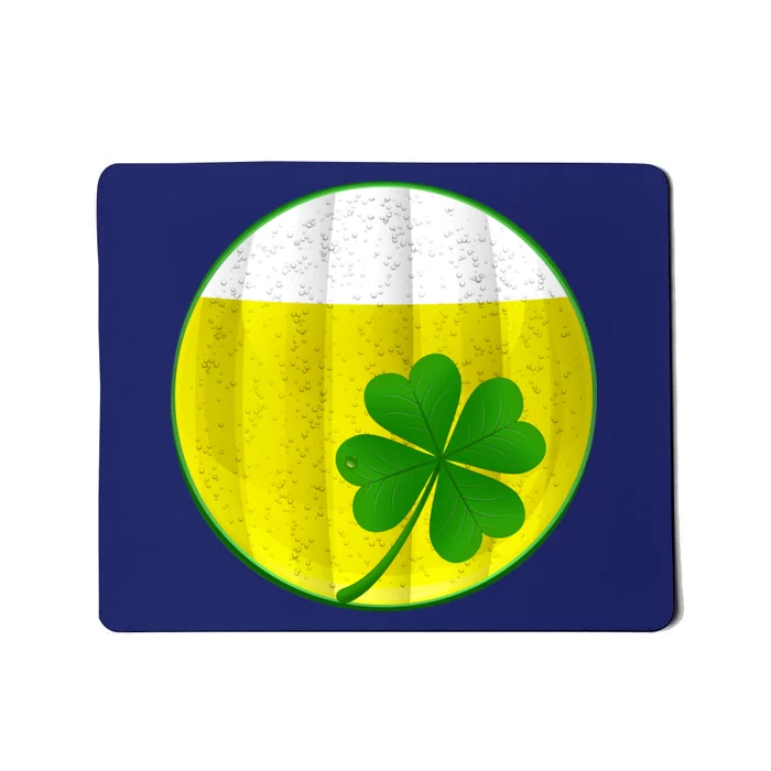 Irish Beer Clover Flag Mousepad