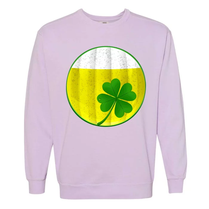 Irish Beer Clover Flag Garment-Dyed Sweatshirt