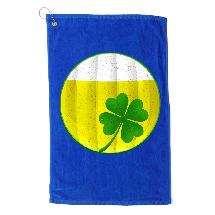 Irish Beer Clover Flag Platinum Collection Golf Towel