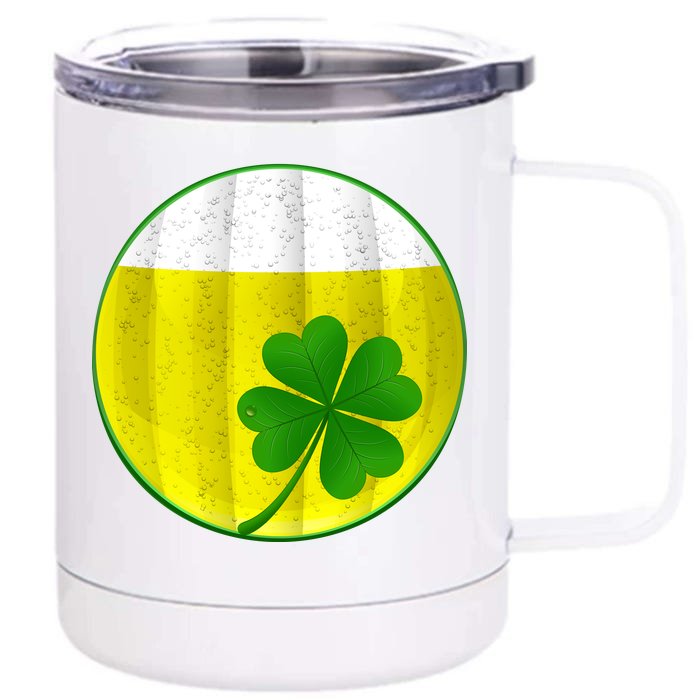 Irish Beer Clover Flag Front & Back 12oz Stainless Steel Tumbler Cup