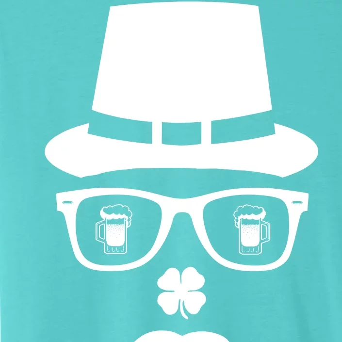 Irish Beer Mustache St. Patrick's Day Face ChromaSoft Performance T-Shirt