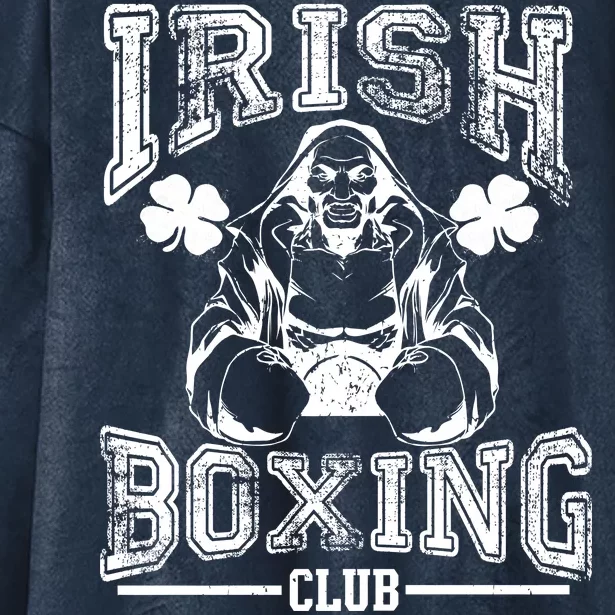 Irish Boxing Club Team Retro Hooded Wearable Blanket