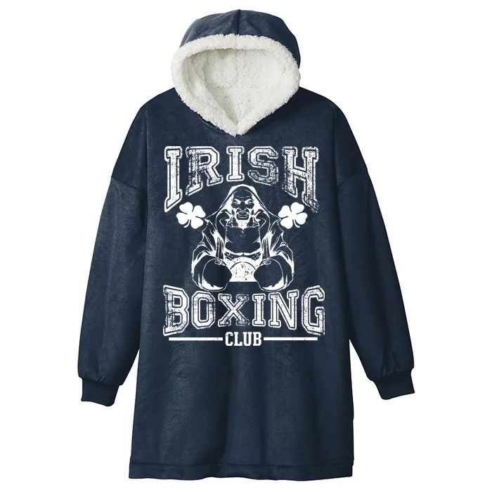 Irish Boxing Club Team Retro Hooded Wearable Blanket