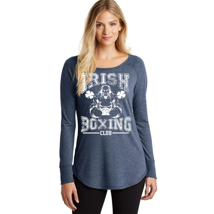 Irish Boxing Club Team Retro Women's Perfect Tri Tunic Long Sleeve Shirt