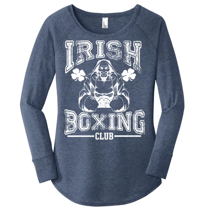 Irish Boxing Club Team Retro Women's Perfect Tri Tunic Long Sleeve Shirt