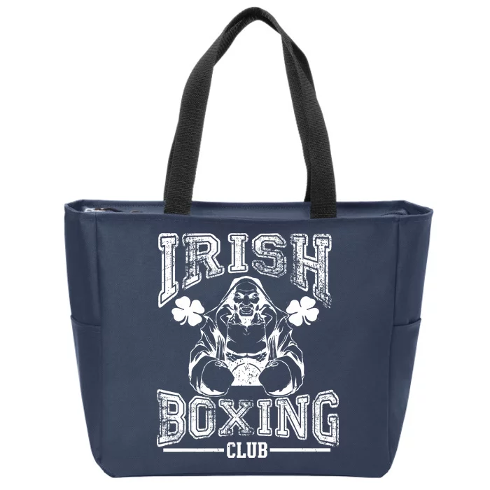 Irish Boxing Club Team Retro Zip Tote Bag