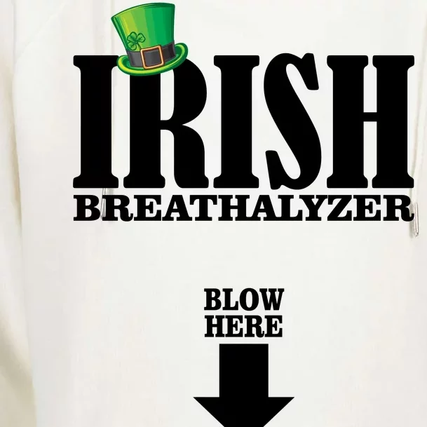 Irish Breathalyzer Womens Funnel Neck Pullover Hood