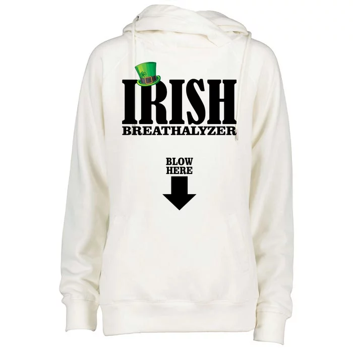 Irish Breathalyzer Womens Funnel Neck Pullover Hood