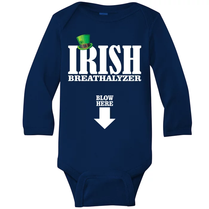 Irish Breathalyzer Baby Long Sleeve Bodysuit