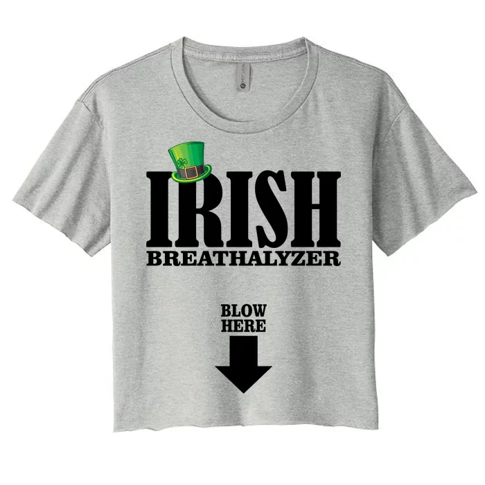 Irish Breathalyzer Women's Crop Top Tee