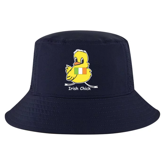 Irish Chick Cute Chicken With Flag Cool Comfort Performance Bucket Hat