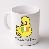 Irish Chick Cute Chicken With Flag Mousepad