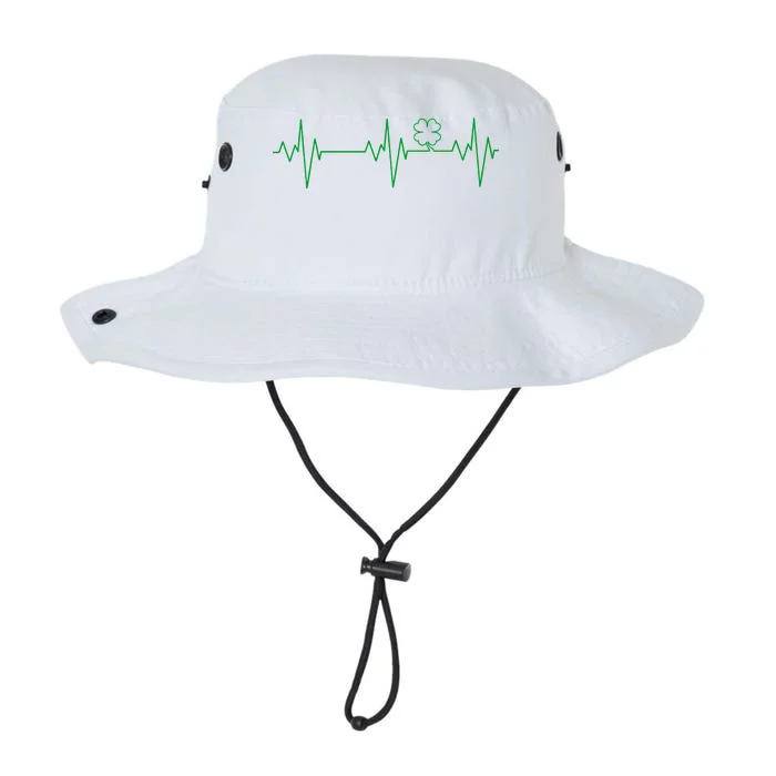 Irish Clover Heartbeat Funny St. Patrick's Day Legacy Cool Fit Booney Bucket Hat