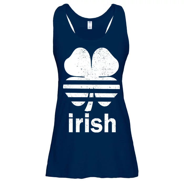 Irish Clover Soccer Logo St. Patricks Day Ladies Essential Flowy Tank