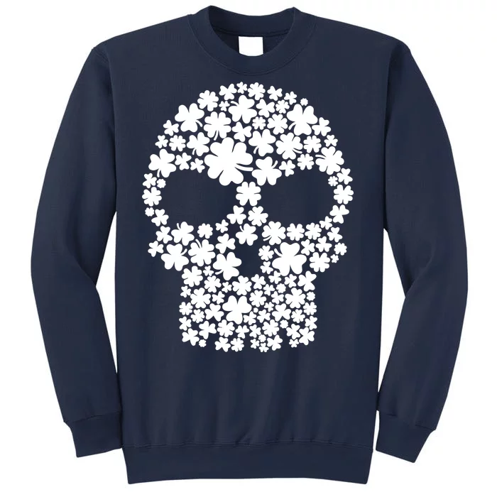 Irish Clovers St. Patrick's Day Skull Sweatshirt