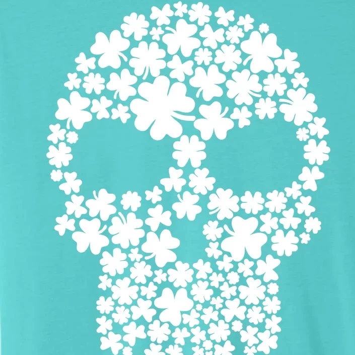 Irish Clovers St. Patrick's Day Skull ChromaSoft Performance T-Shirt