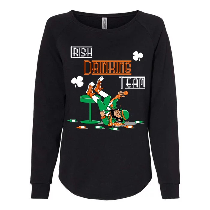 Irish Drinking Team Womens California Wash Sweatshirt